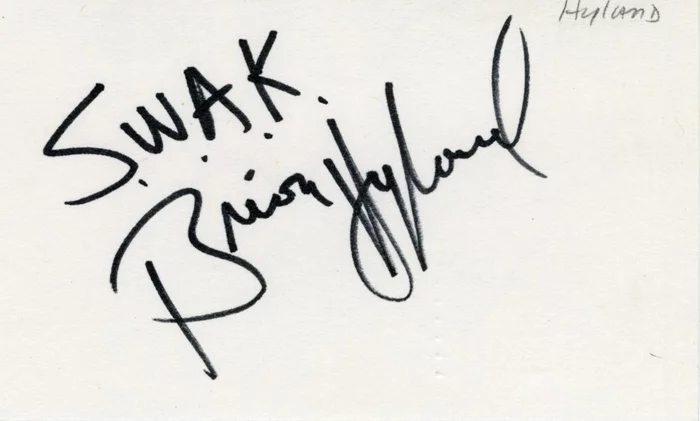 Brian Hyland autograph