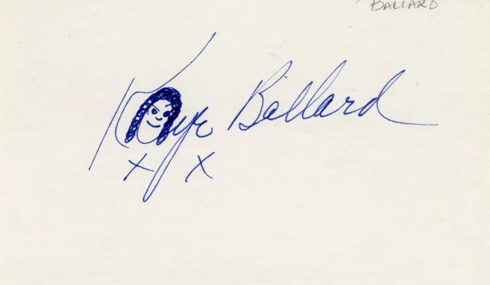 Kaye Ballard autograph