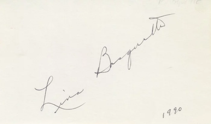 Lina Basquette autograph