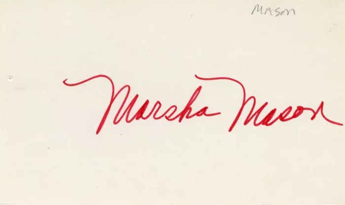 Marsha Mason autograph