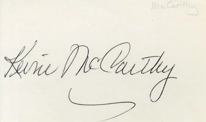 Kevin McCarthy autograph