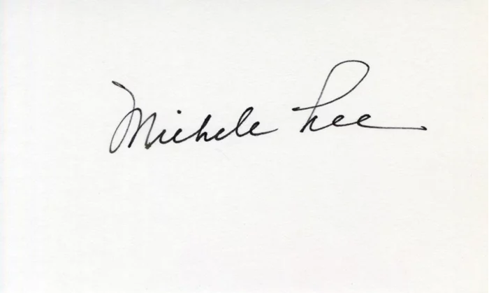 Michele Lee autograph