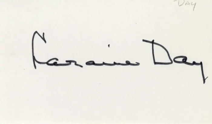 Laraine Day autograph