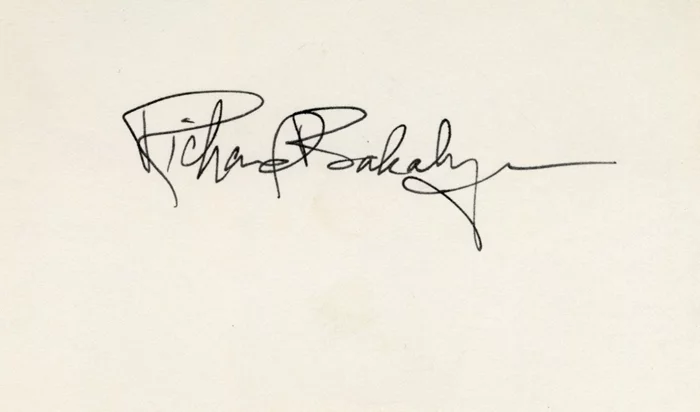 Dick Bakalyan autograph