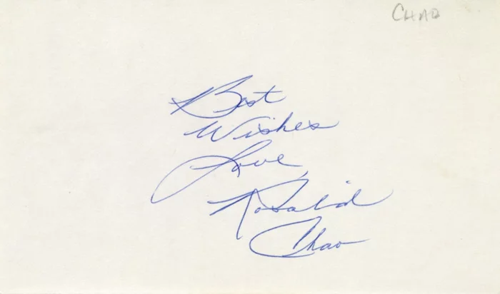 Rosalind Chao autograph