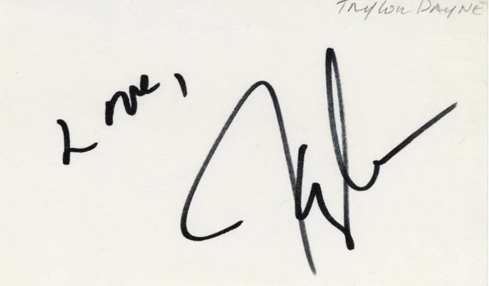 Taylor Dayne autograph