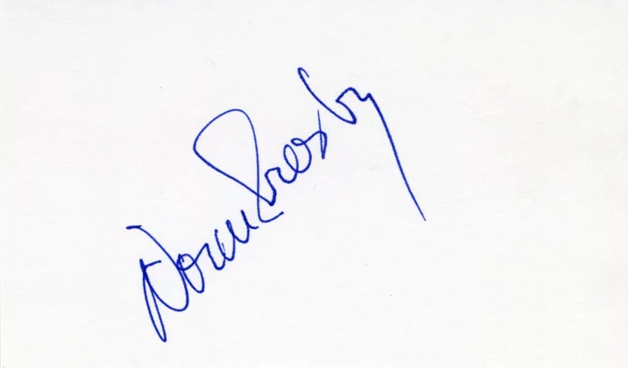 Norm Crosby autograph