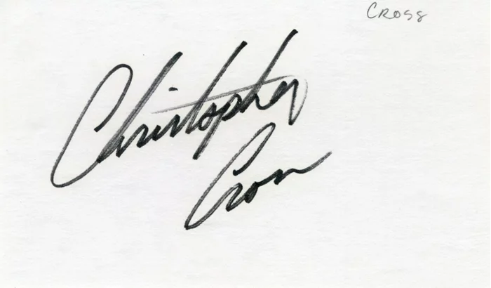 Christopher Cross autograph