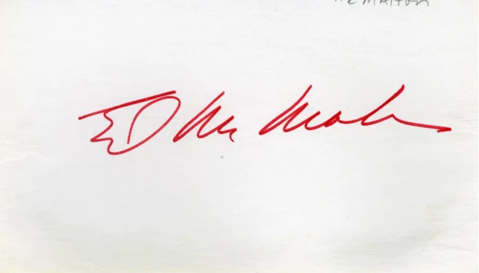 Ed McMahon autograph