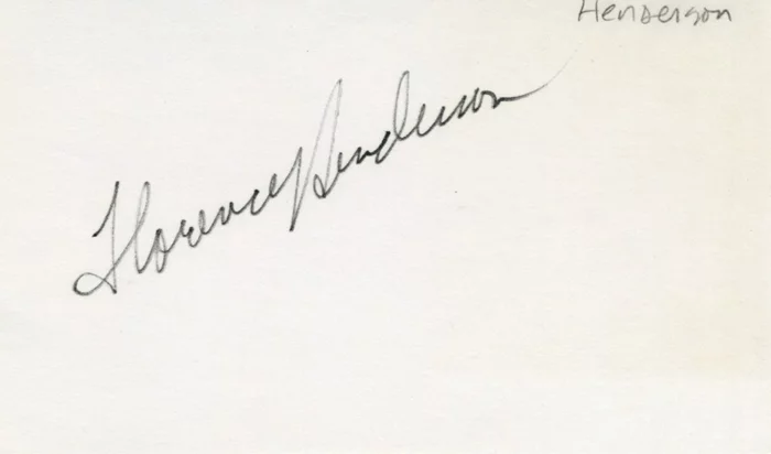 Florence Henderson autograph