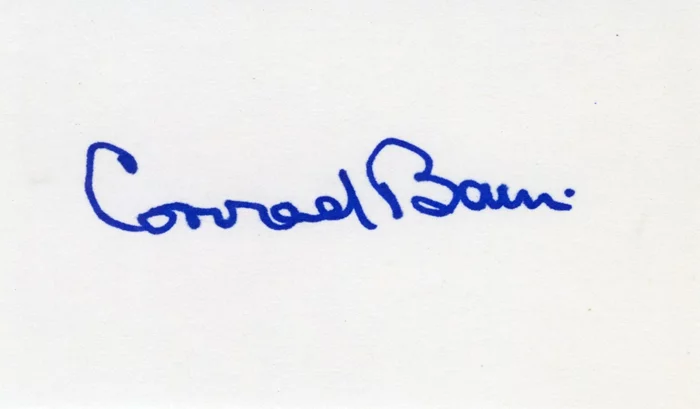 Conrad Bain autograph