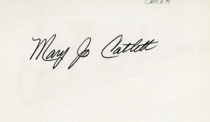 Mary Jo Catlett autograph