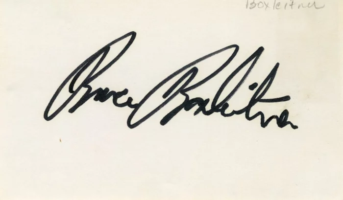 Bruce Boxleitner autograph