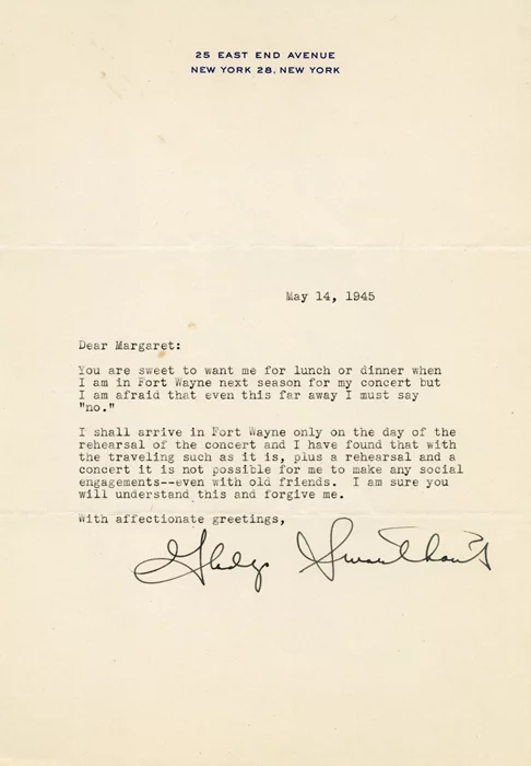 Gladys Swarthout autograph