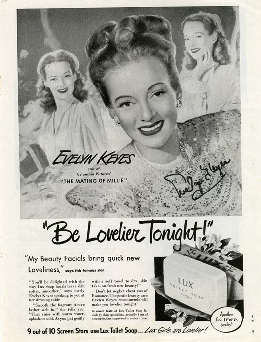 Evelyn Keyes autograph