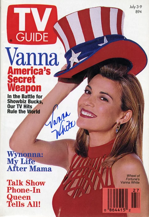 Vanna White autograph