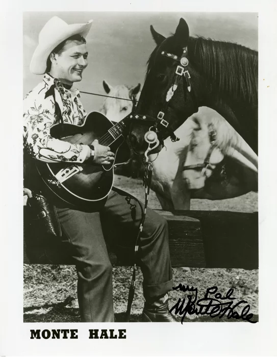 Monte Hale autograph