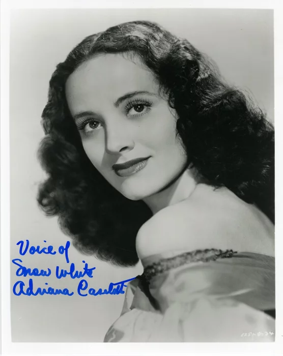 Adriana Caselotti autograph
