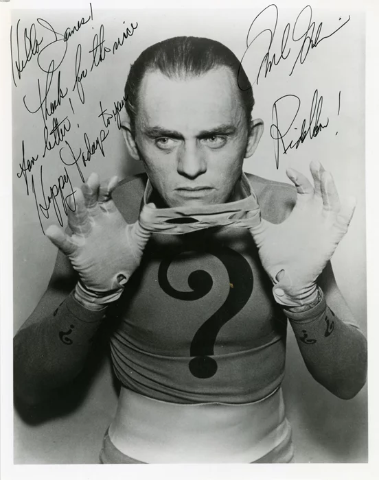Frank Gorshin autograph