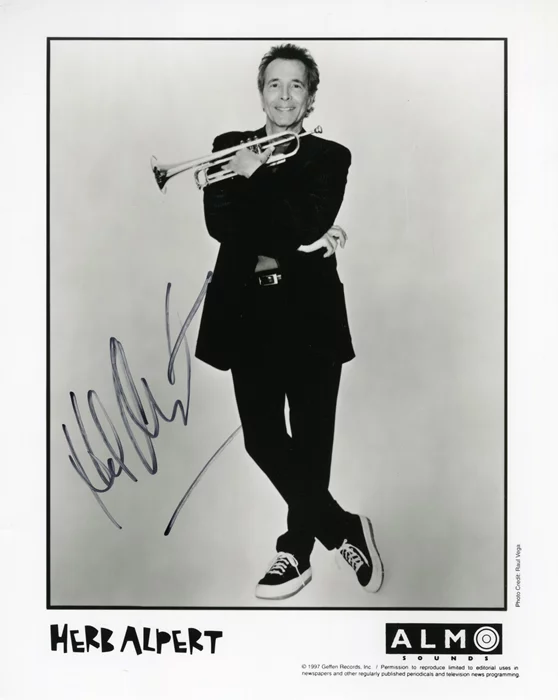 Herb Alpert autograph