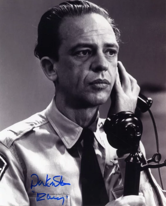 Don Knotts autograph