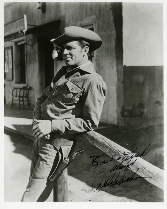 Dale Robertson autograph