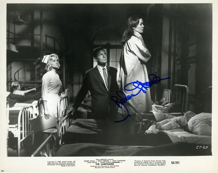 Robert Stack autograph