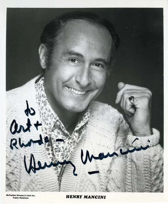 Henry Mancini autograph