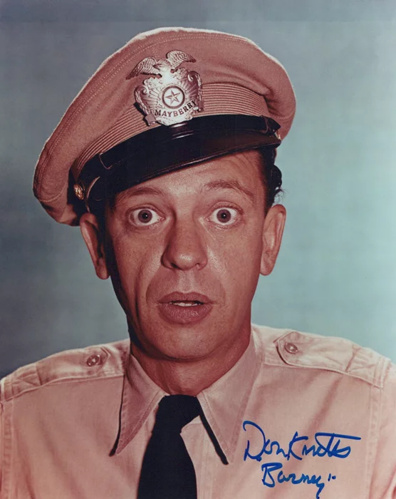 Don Knotts autograph