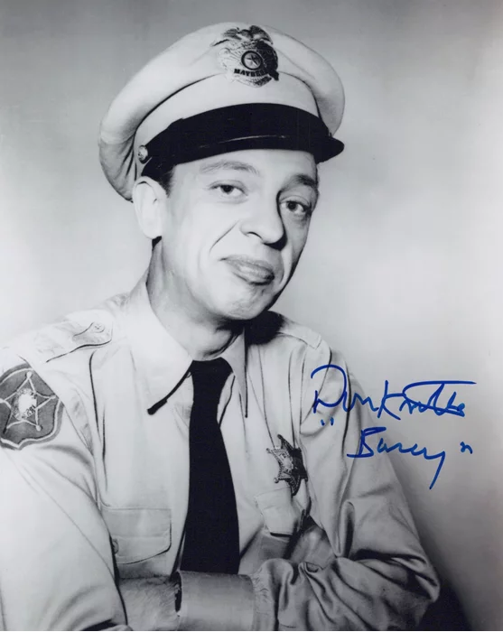 Don Knotts autograph