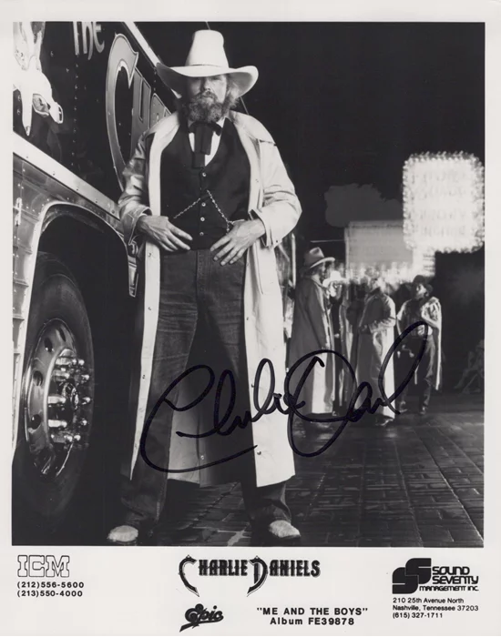 Charlie Daniels autograph