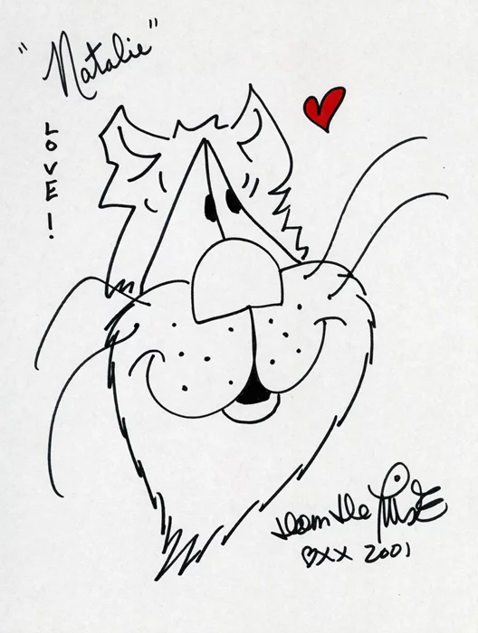 Dom DeLuise autograph