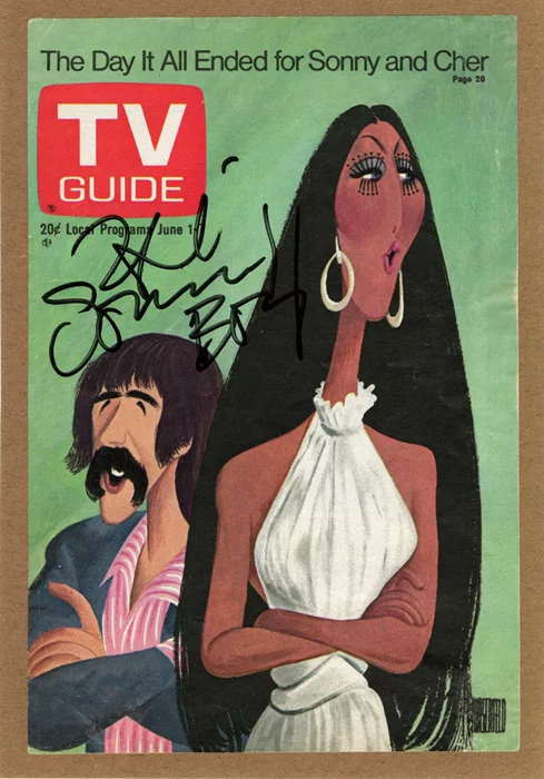 Sonny Bono autograph
