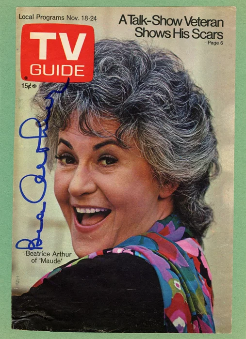 Bea Arthur autograph