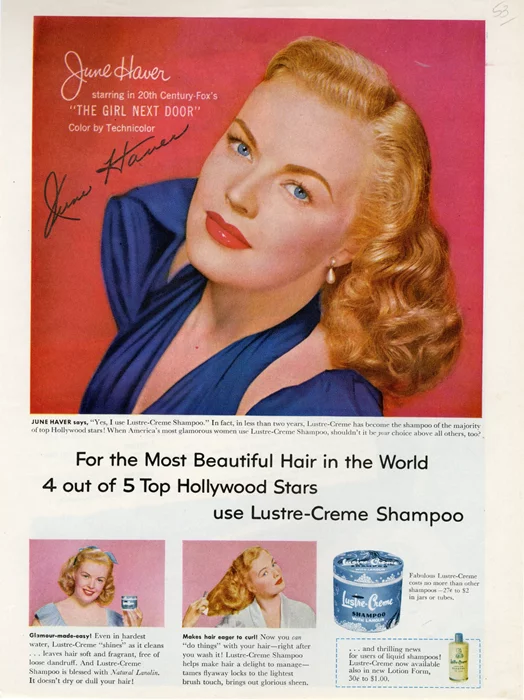 June Haver autograph