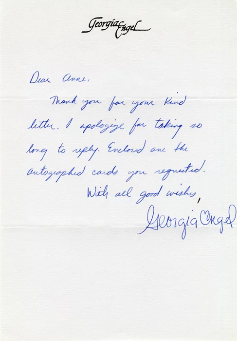 Georgia Engel autograph