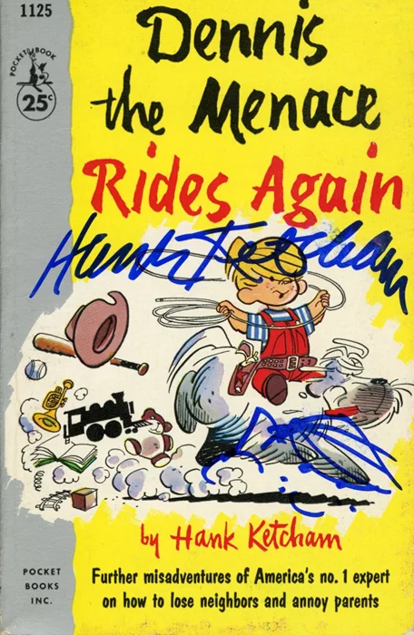 Hank Ketcham autograph