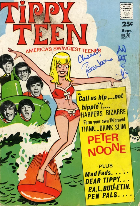Peter Noone autograph