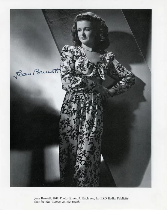 Joan Bennett autograph