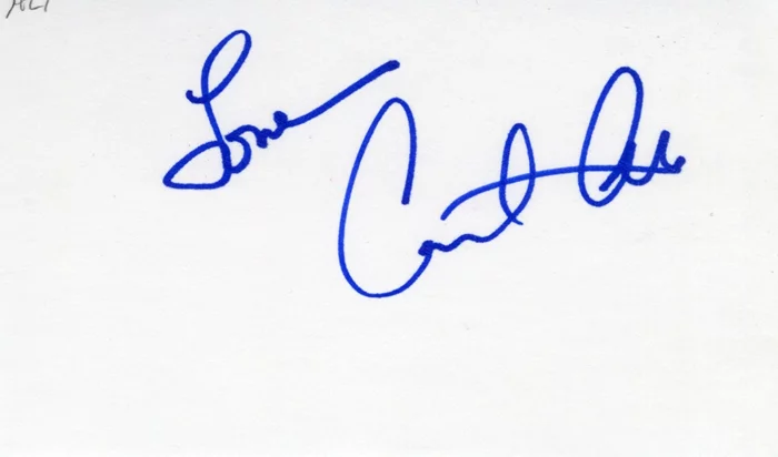 Carol Alt autograph