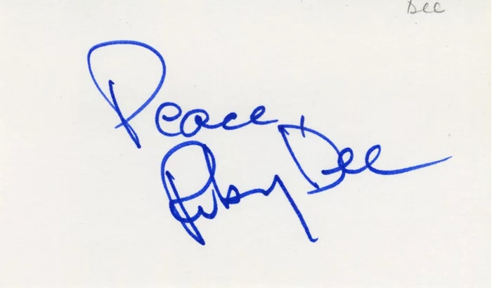 Ruby Dee autograph