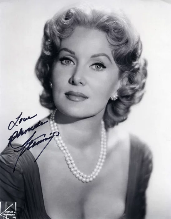 Rhonda Fleming autograph