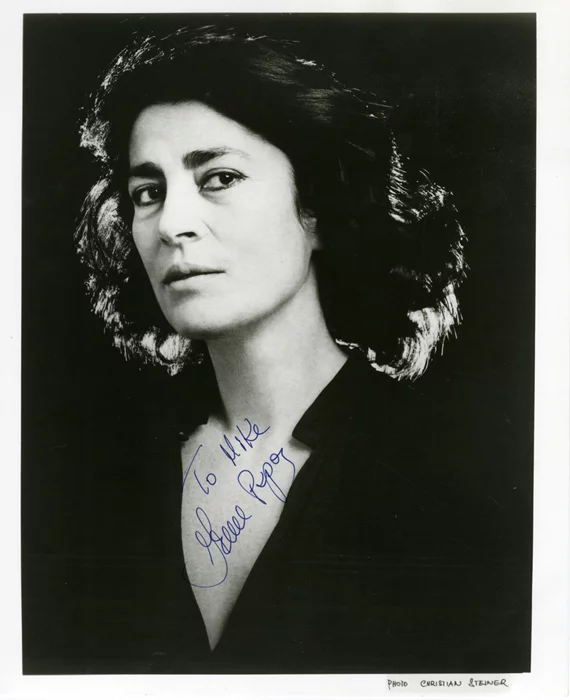 Irene Papas autograph