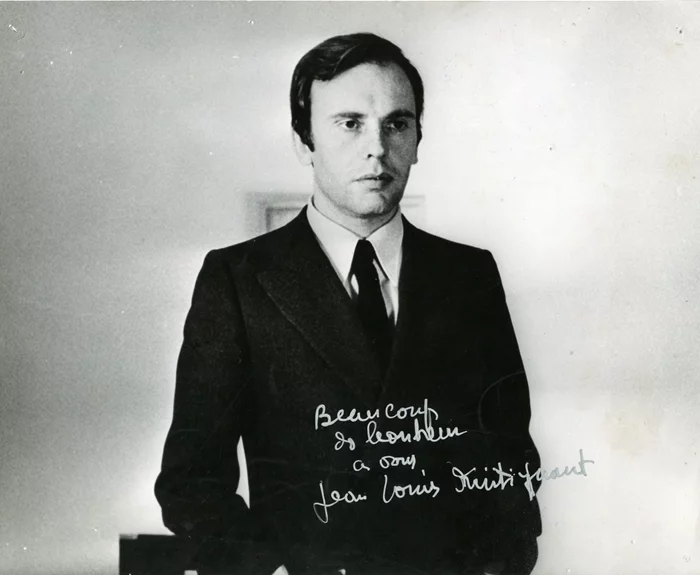 Jean-Louis Trintignant autograph