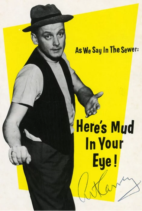 Art Carney autograph
