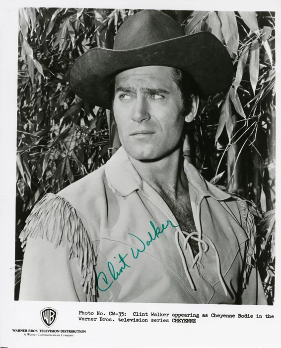 Clint Walker autograph
