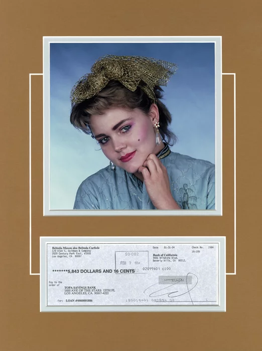 Belinda Carlisle autograph