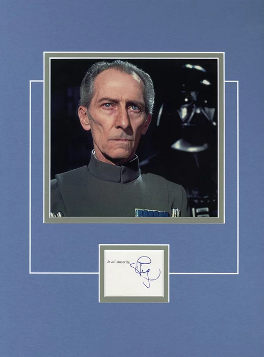 Peter Cushing autograph