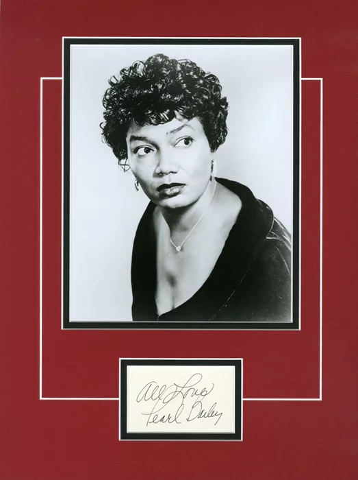 Pearl Bailey autograph