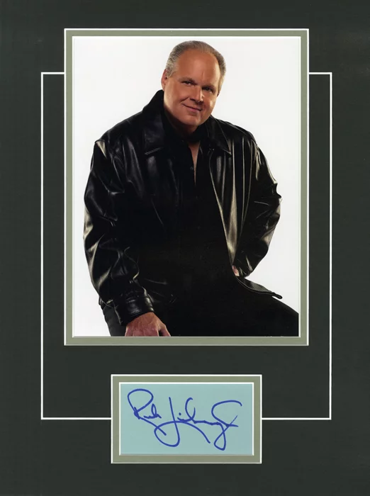 Rush Limbaugh autograph